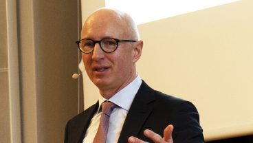 デンマークの製薬大手ノボノルディスクのCEO、ラース・フルアーガー・ヨルゲンセン　Photo: News Oresund, CC BY 2.0 / Wikimedia Commons